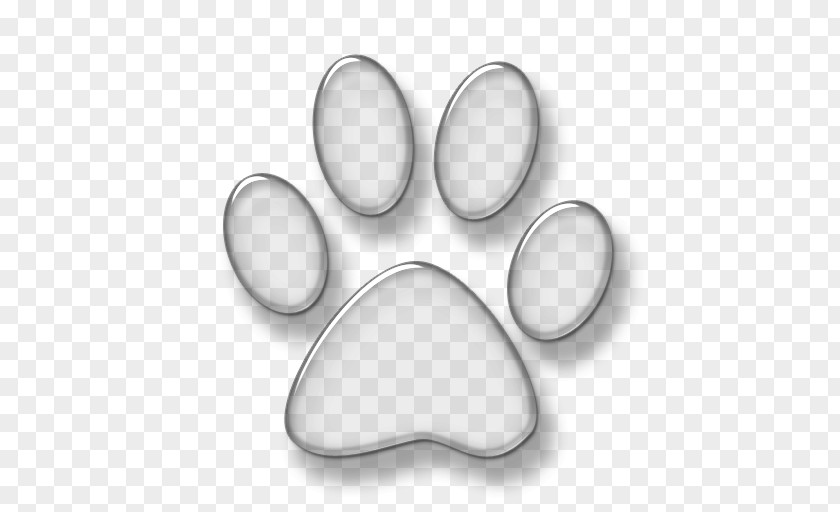 White Paw Print Dog Cat Puppy Clip Art PNG