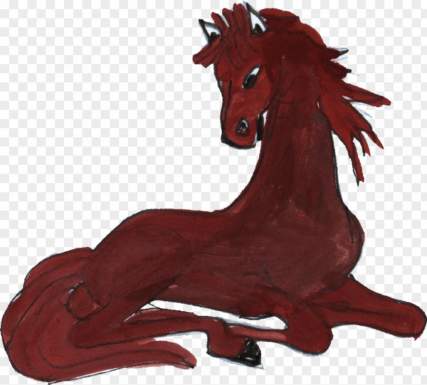 Drawing Mustang Stallion Arabian Horse Pony Black PNG