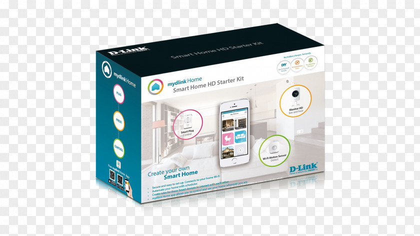 Smart House Home Automation Kits D-Link Europe PNG