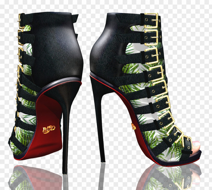 Boot High-heeled Shoe PNG