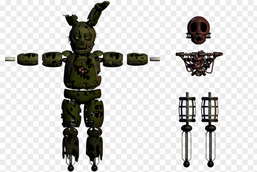 Endodontic Five Nights At Freddy's 2 The Joy Of Creation: Reborn Endoskeleton Robot PNG