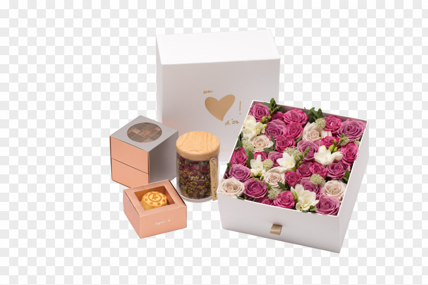 Flower Boxes Gift PNG