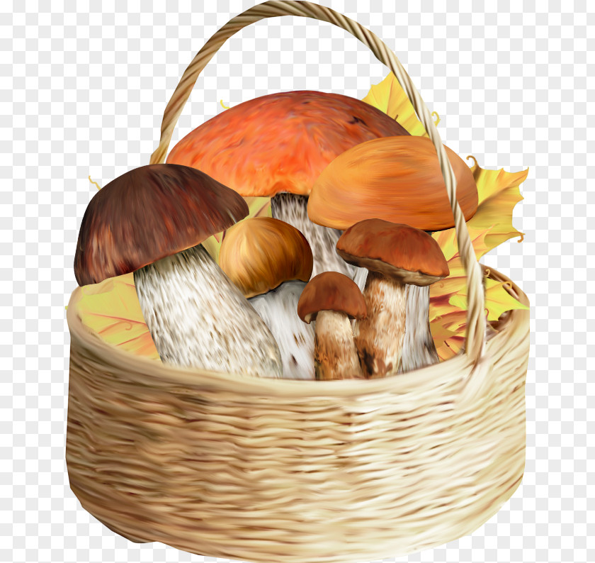 Gift Edible Mushroom Food Baskets PNG