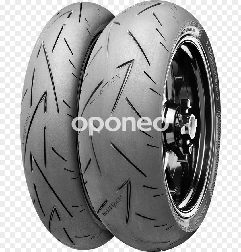 Motorcycle Continental Conti Sport Attack 2 Rear Tire Motor Vehicle Tires AG PNG