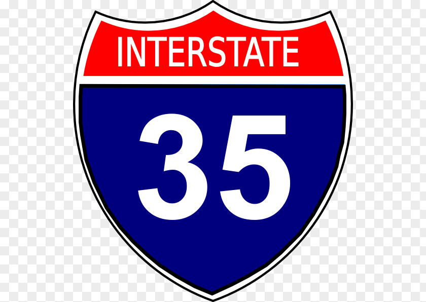 Road Interstate 35 10 70 94 US Highway System PNG
