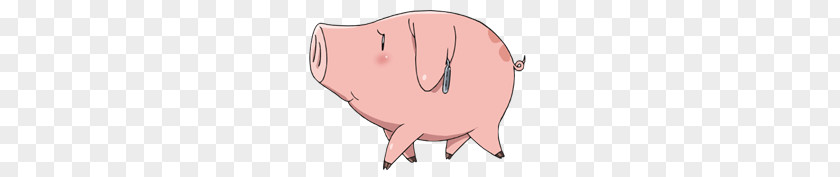Hawk The Seven Deadly Sins PNG the Sins, pink pig illustration clipart PNG
