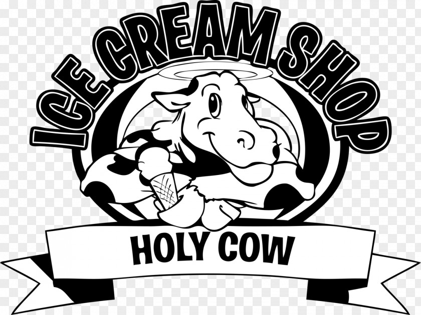 Ice Cream Cattle Holy Cow Shop Milk Happy PNG