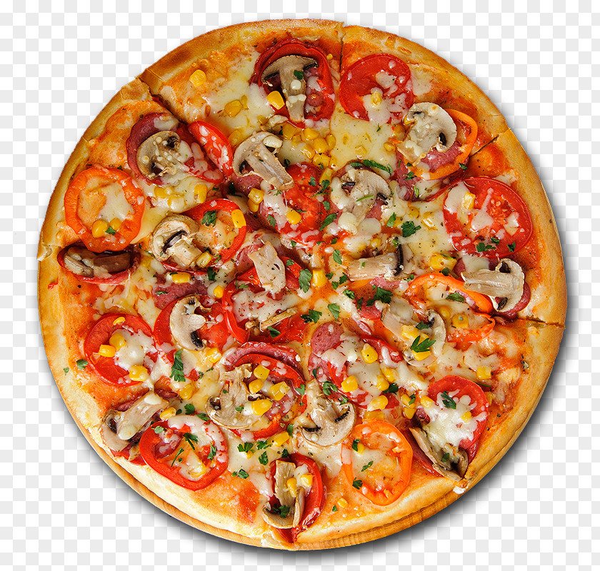 Pizza Margherita Vegetarian Cuisine Take-out Ham PNG