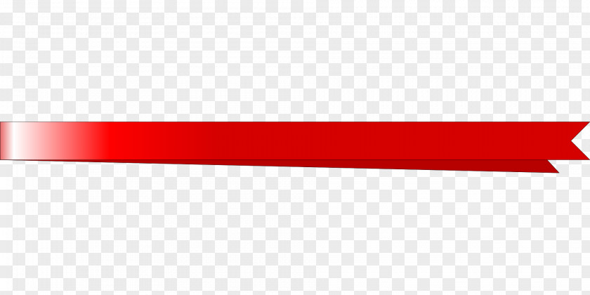 Red Ribbon Bookmark PNG