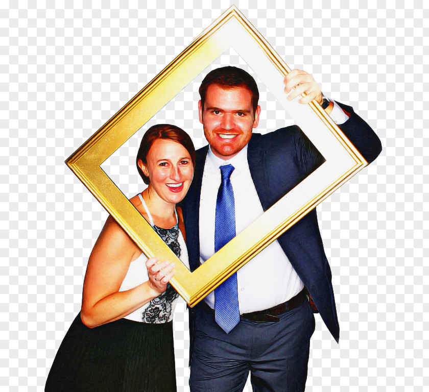 Business Smile Photo Frame PNG