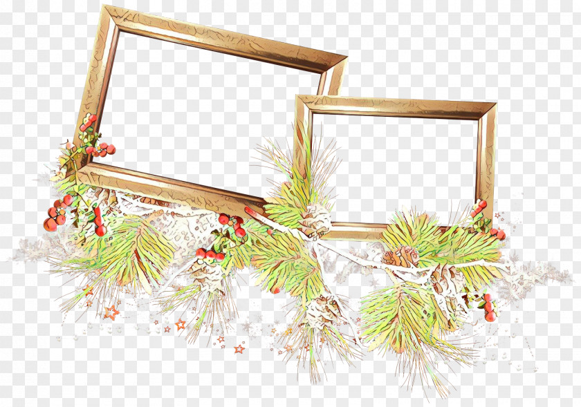 Fir Pine Family Christmas Ornament PNG