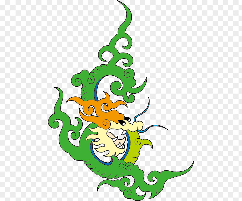 Hand-painted Chinese Dragon Graphic Design Tradition Clip Art PNG