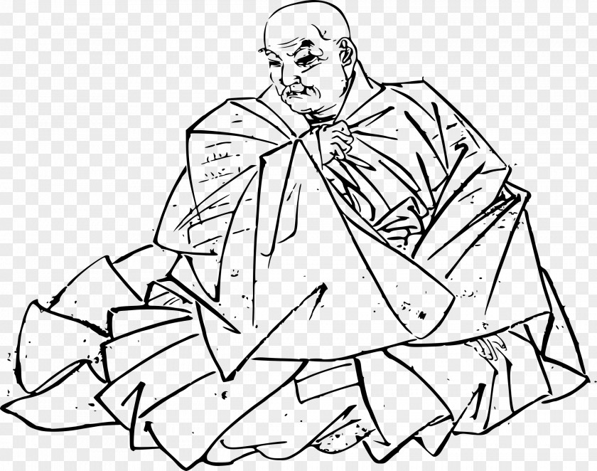 Monk Clipart Clothing Line Art Human Behavior Clip PNG