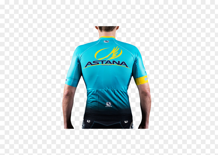 T-shirt Cycling Jersey Astana Team PNG