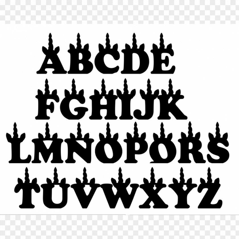 Unicorn Letter Medium-density Fibreboard Woodworking Alphabet PNG