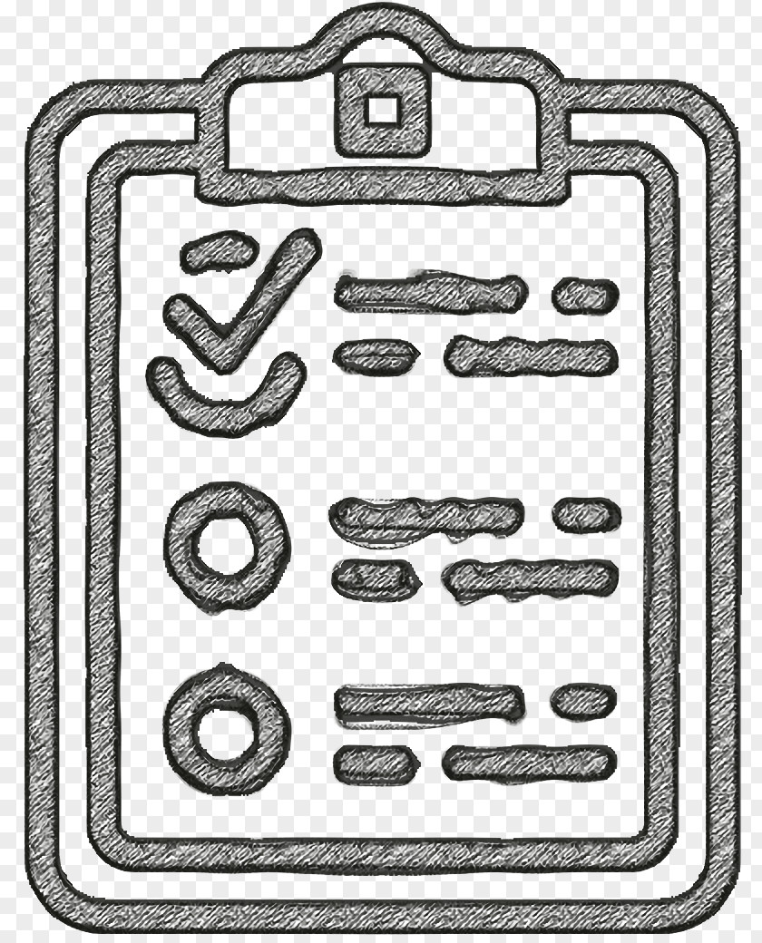 Communications Icon Checklist PNG