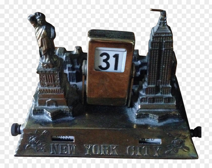 Desk Calendar Monument Metal PNG