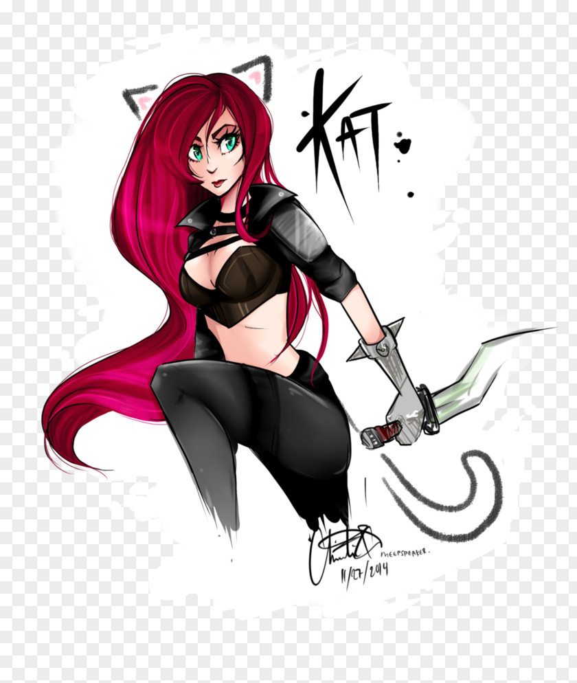 Katarina Drawing DeviantArt Fan Art Christmas PNG