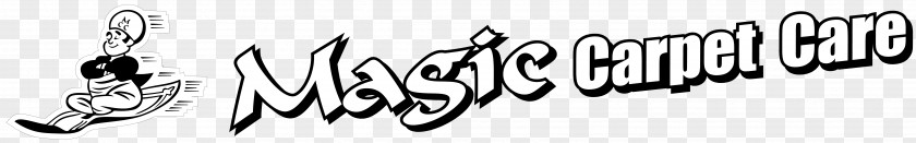 Magic Carpet Logo Brand White Font PNG