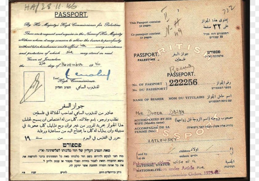 Passport State Of Palestine Palestinian Authority Israel Palestinians PNG