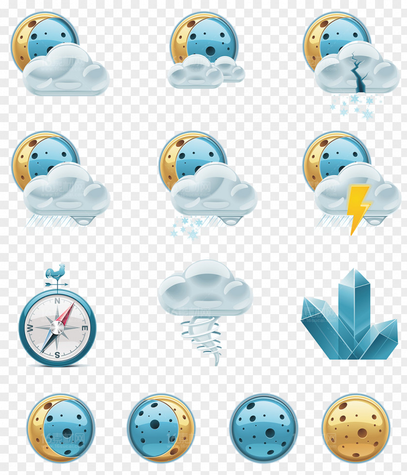 Weather Icon Forecasting Euclidean Vector PNG