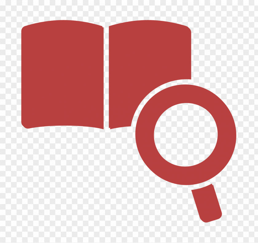 Study Icon Research Magnifier And Open Book PNG