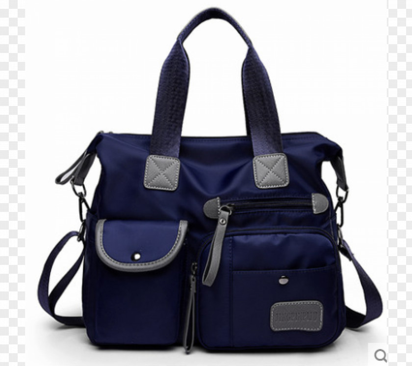 Blue Handbag Elegant Messenger Bags Nylon Pocket PNG