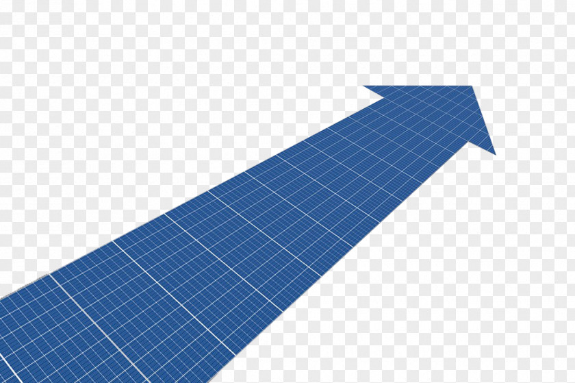 Blue Photovoltaic Panel Arrow Solar Power Energy Frame And PNG