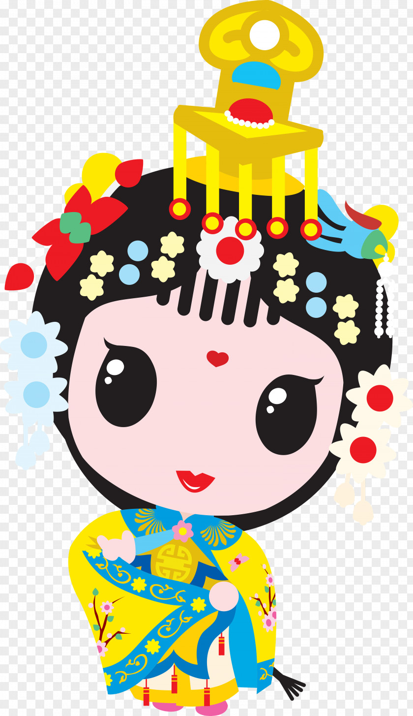 Illustration Peking Opera Performance Sheng Cartoon PNG