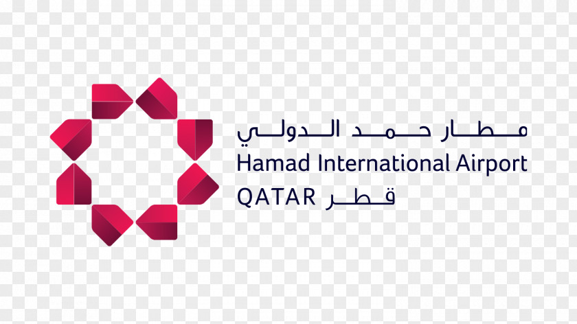 Qatar Airways Logo Doha International Airport Hamad (HIA)- ARRIVAL HALL PNG