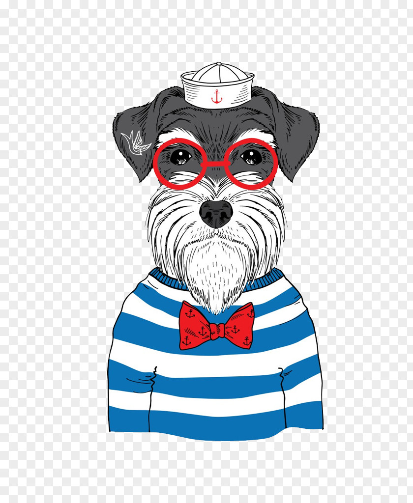 Sea Soul Shirt,Cartoon Dog Miniature Schnauzer Pug Giant French Bulldog West Highland White Terrier PNG
