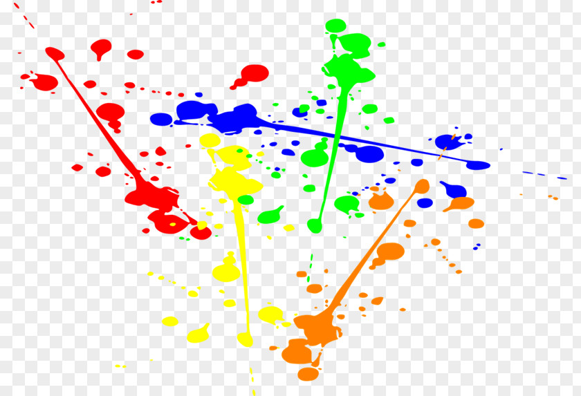 Splats Painting PNG