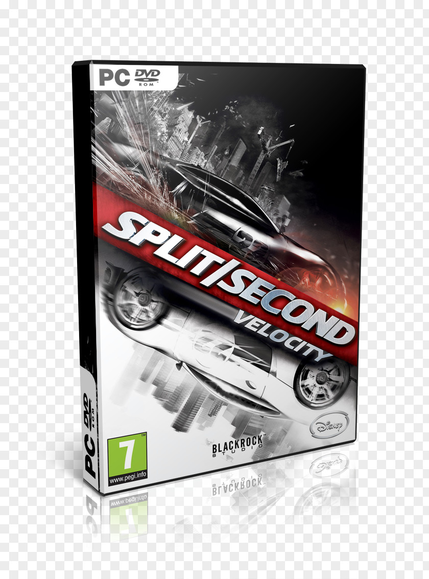 Split Box Split/Second PlayStation 3 Xbox 360 Racing Video Game PNG
