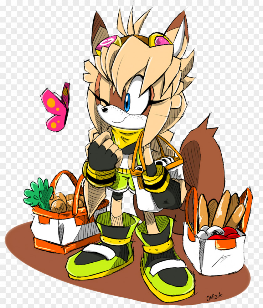 Squirrel Sonic The Hedgehog Knuckles Echidna Character Drawing PNG