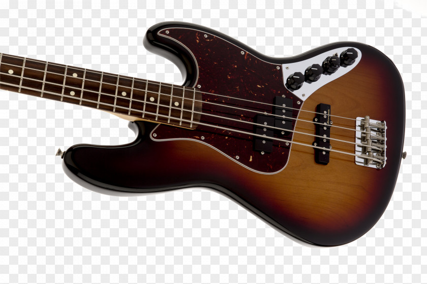 Sunburst Fender Jaguar Bass Squier Vintage Modified Special SS Guitar PNG