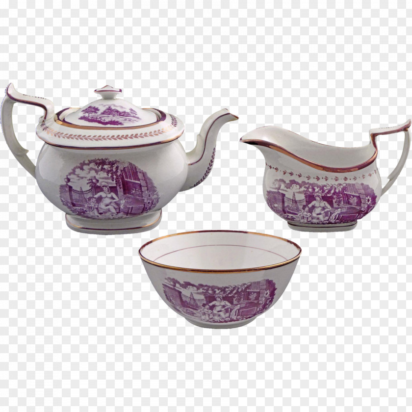 Tea Teapot Porcelain Tableware Creamer PNG