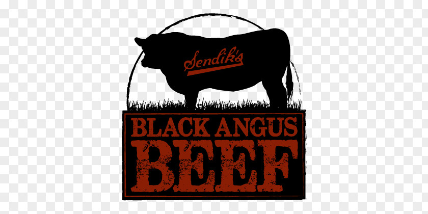 Angus Logo Cattle Advertising Brand Book PNG