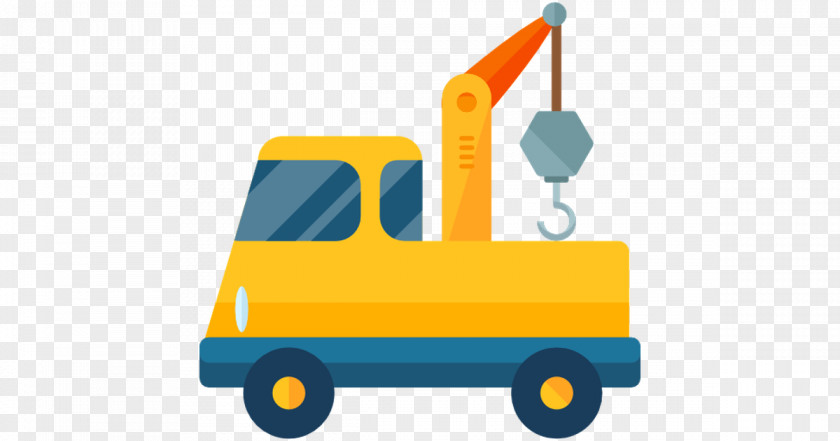 Crane Animated Cartoon Tow Truck PNG