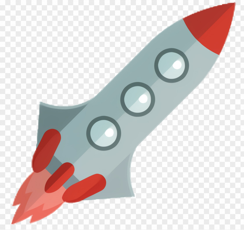 Cutting Tool Red Cartoon Rocket PNG