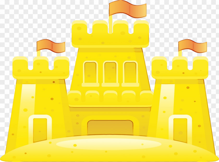 Games Yellow Castle Cartoon PNG