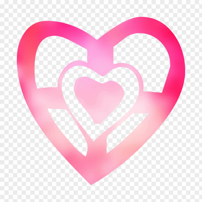 Heart Symbol Body Jewellery Pink M PNG