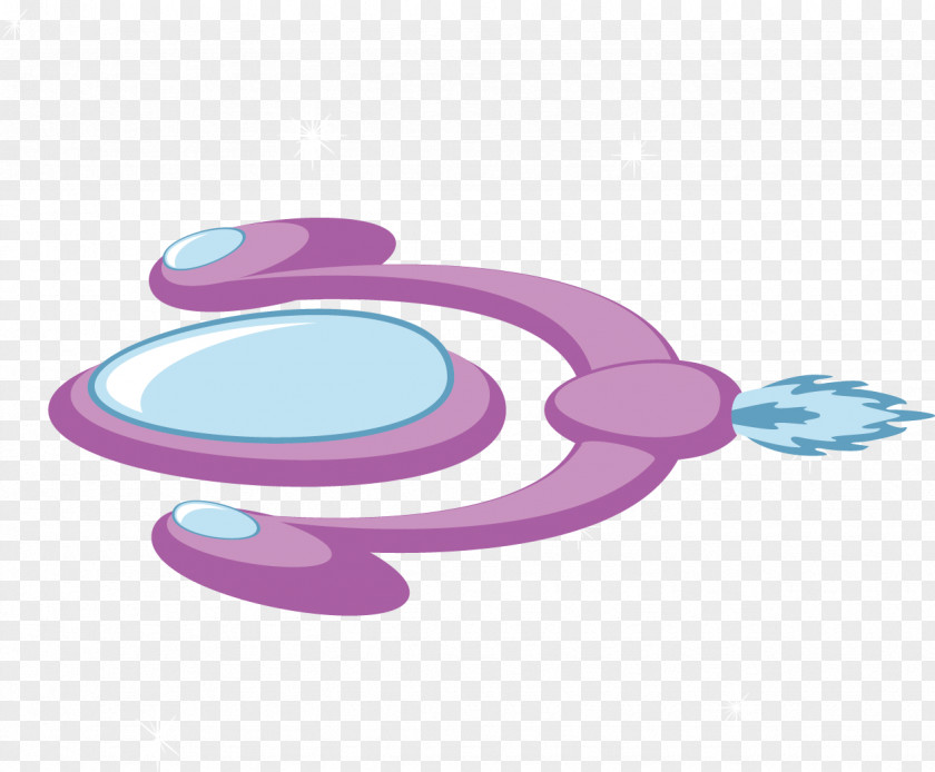Purple Cartoon Rocket Egyptian Ornament Spacecraft Clip Art PNG