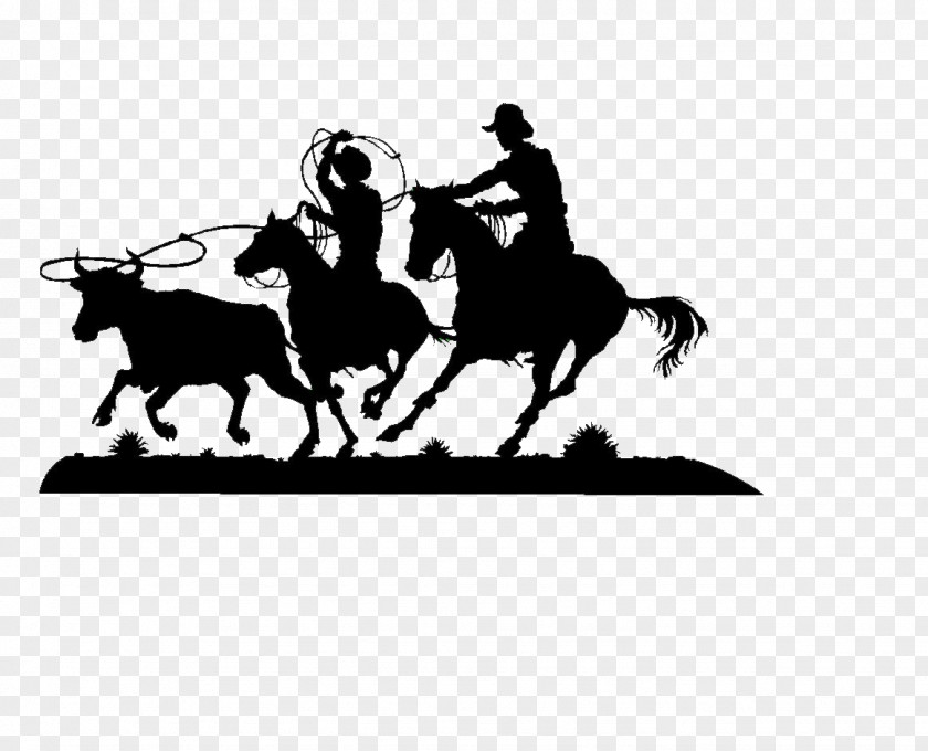 Team Roping Cattle Ranch Breakaway Metal PNG