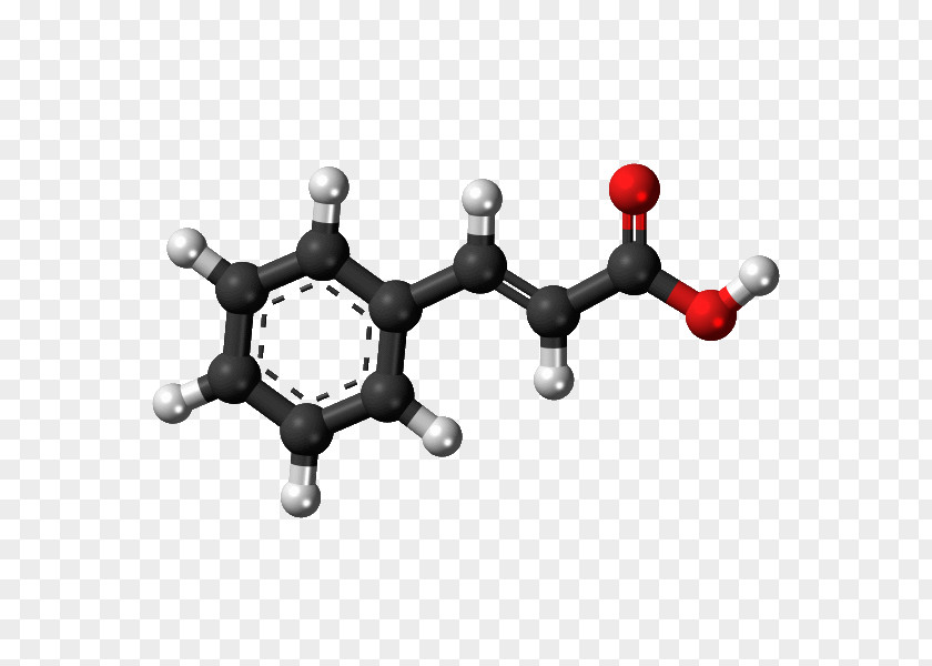 Ball-and-stick Model Cinnamic Acid Space-filling Curcumin Chalcone PNG