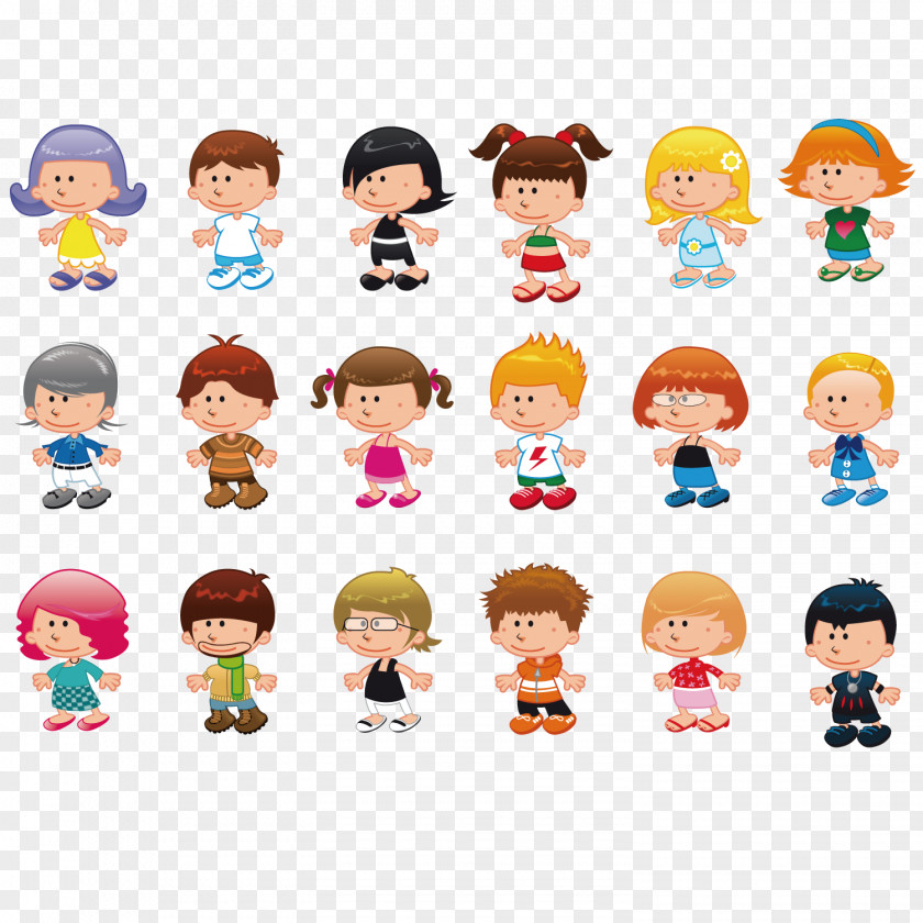 Cartoon Kids Child Clip Art PNG