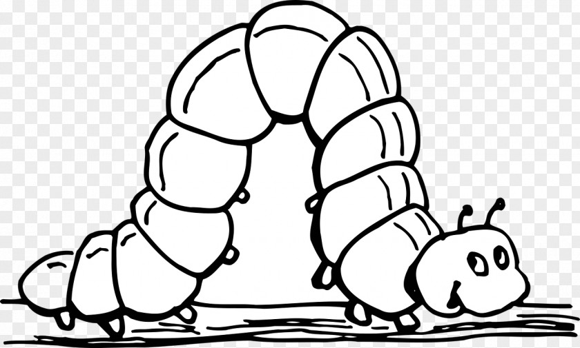 Caterpillar Worm White Clip Art PNG