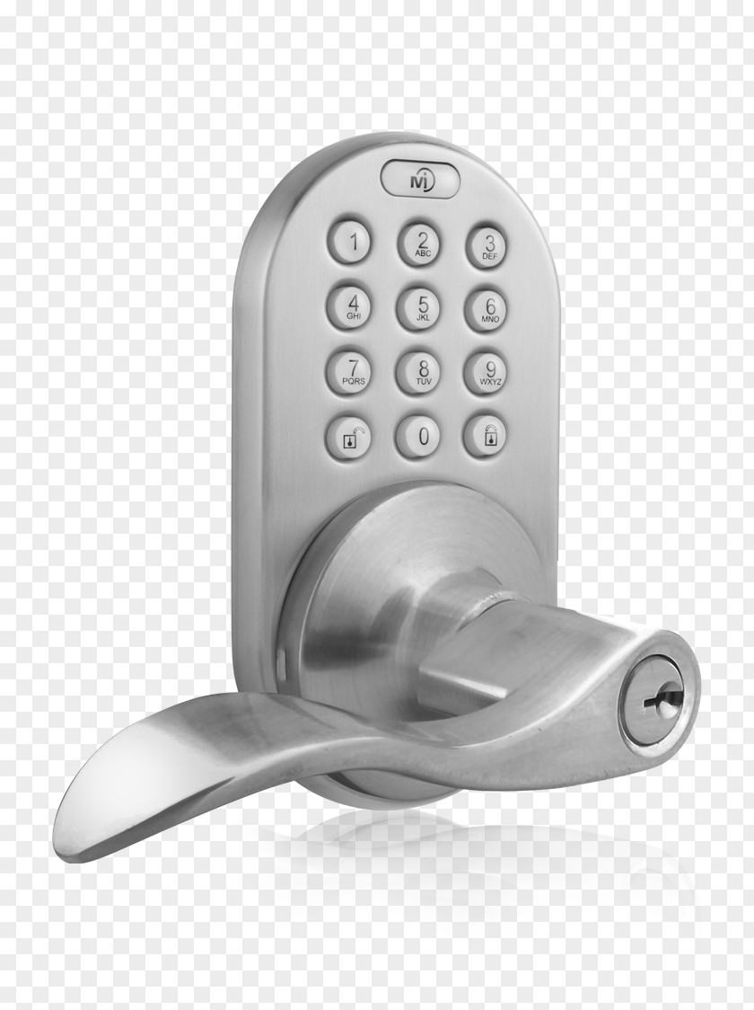 Door Lock Electronic Dead Bolt Handle PNG