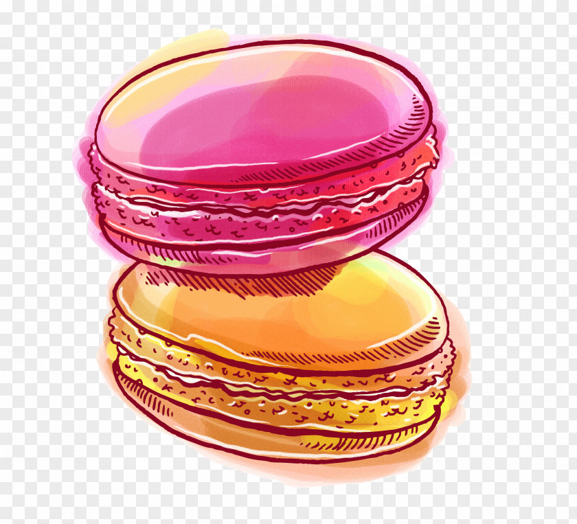 Hand-painted Cookies Macaron Macaroon Dim Sum Bxe1nh Smxf6rgxe5stxe5rta PNG