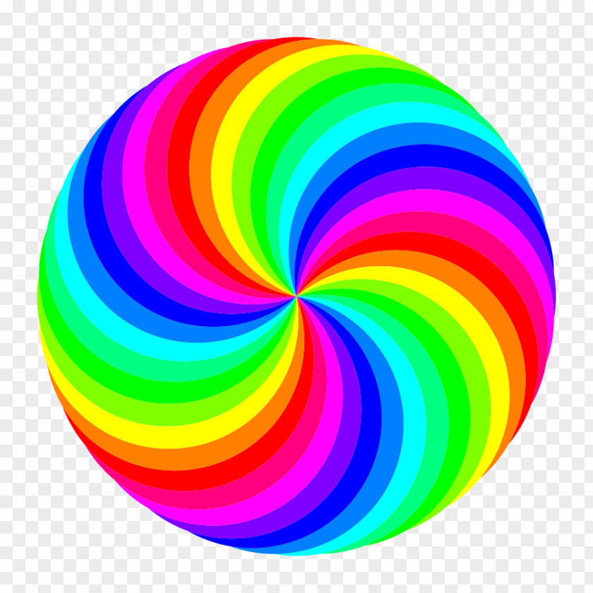 Rainbow Swirl Cliparts Color Circle Clip Art PNG