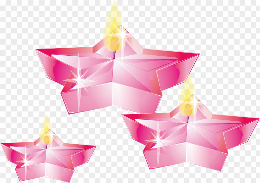 Star Candle Vector Download PNG